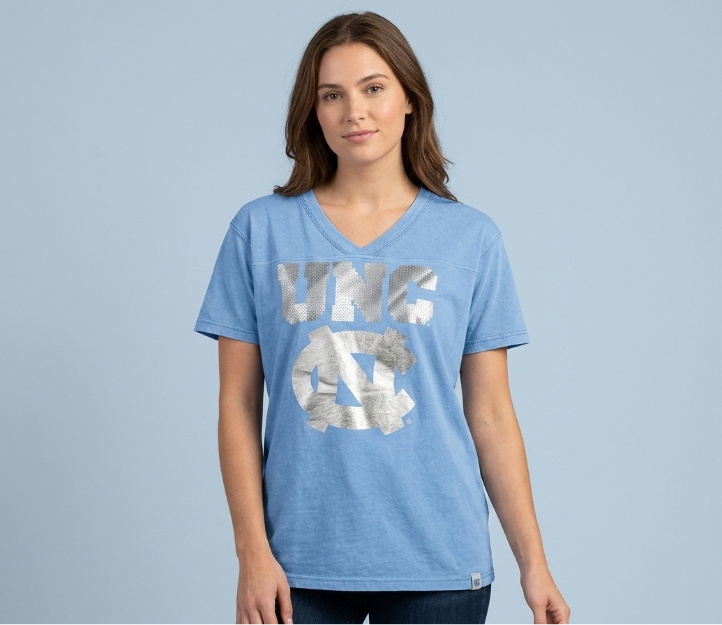 UNC "Teagan" - Short-Sleeve V-Neck Top