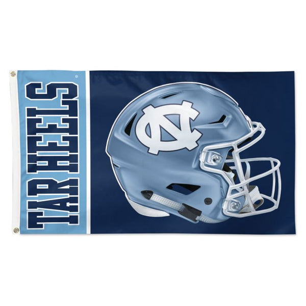 carolina tar heels football helmet WinCraft North Carolina Tar Heels 3' x 5' Helmet Deluxe Single-Sided Flag