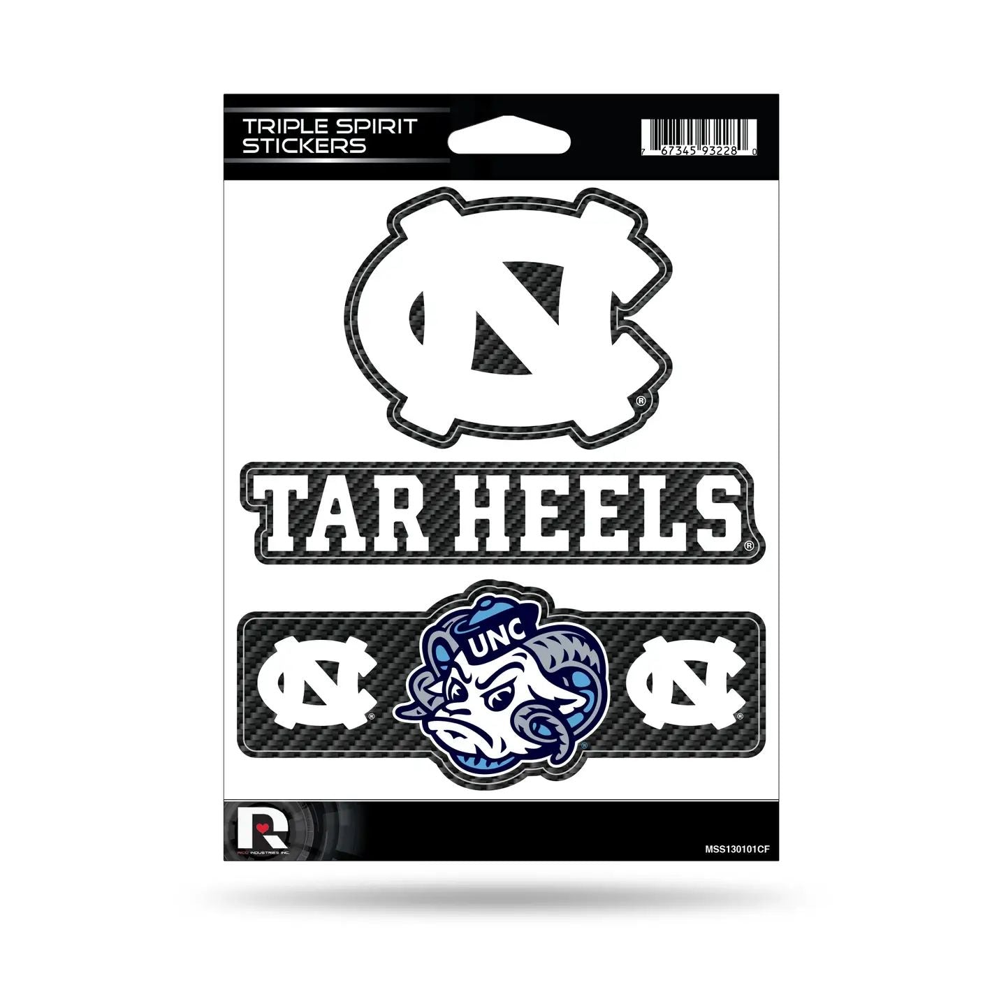 3-Piece UNC Multi-Use Decal