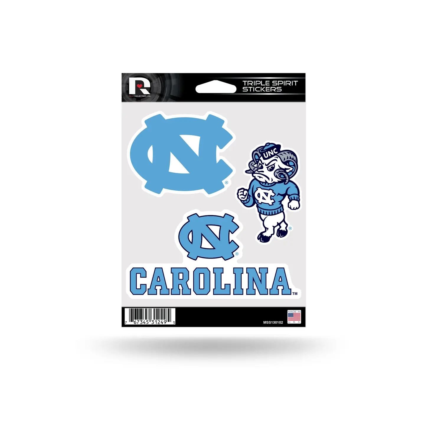 3-Piece UNC Multi-Use Decal