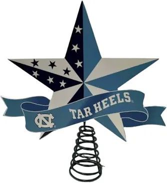 Tar Heels Christmas Tree Star