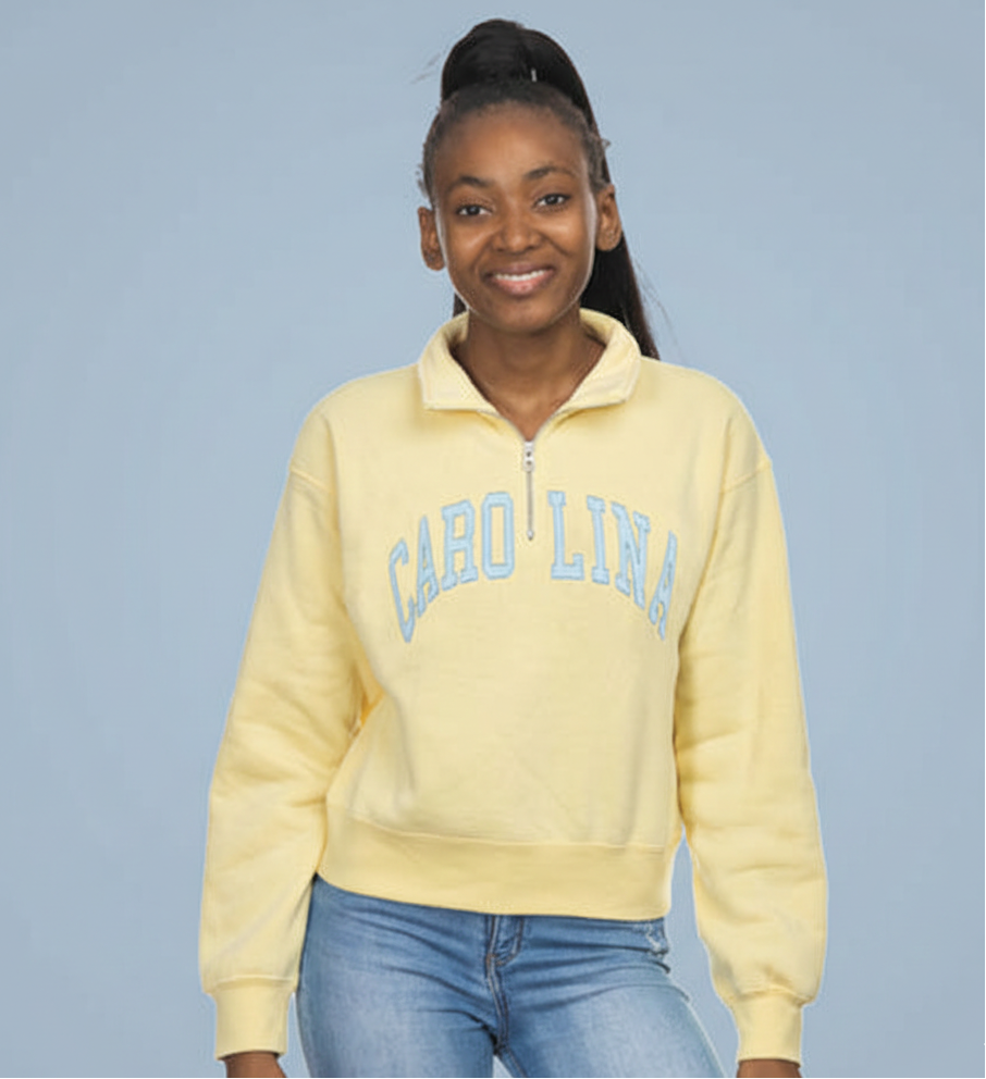 Women's Carolina Quarter-Zip Cropped Jacket