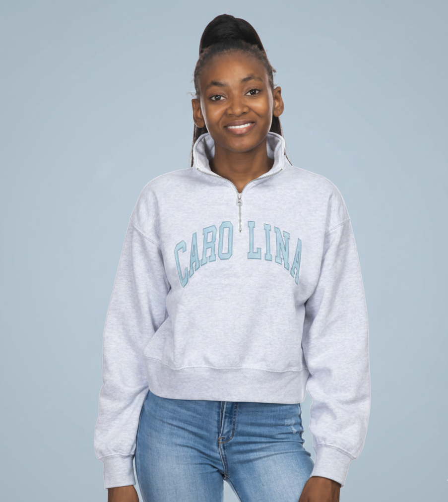 Women's Carolina Quarter-Zip Cropped Jacket