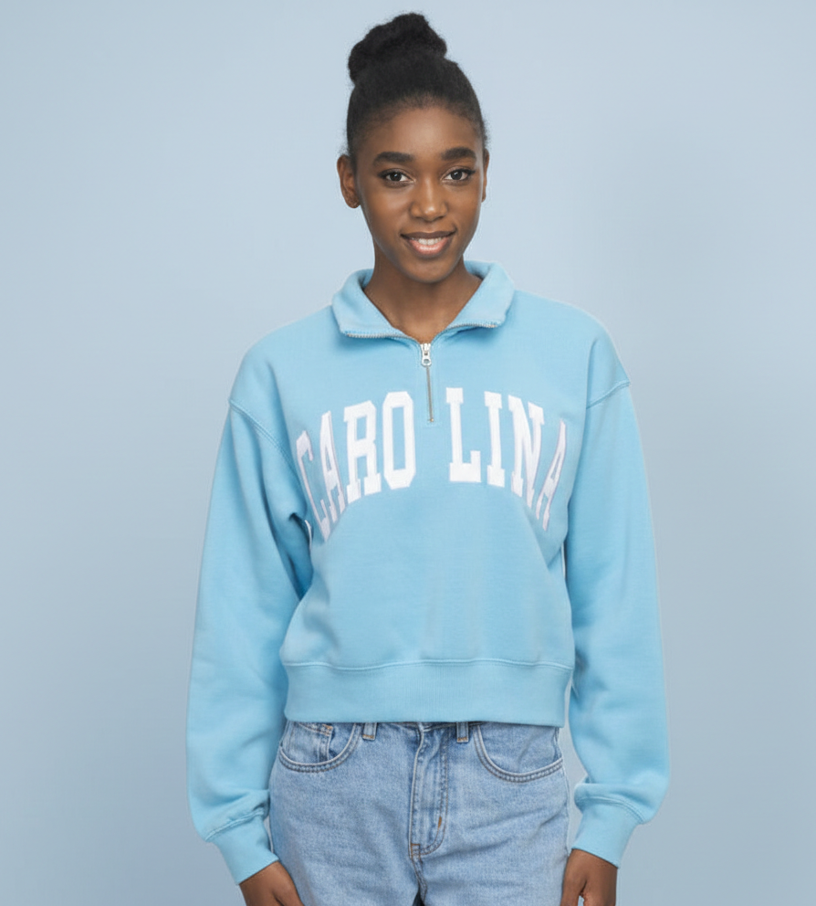 Women's Carolina Quarter-Zip Cropped Jacket