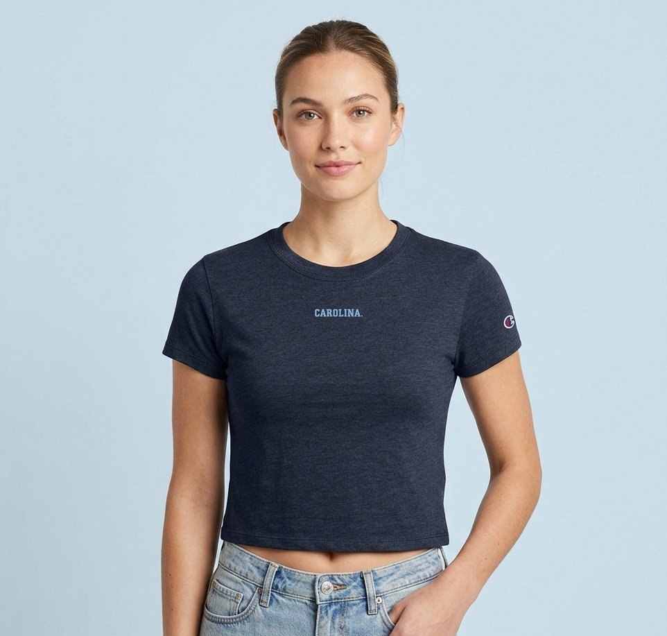 Women’s Navy Carolina Baby Tee