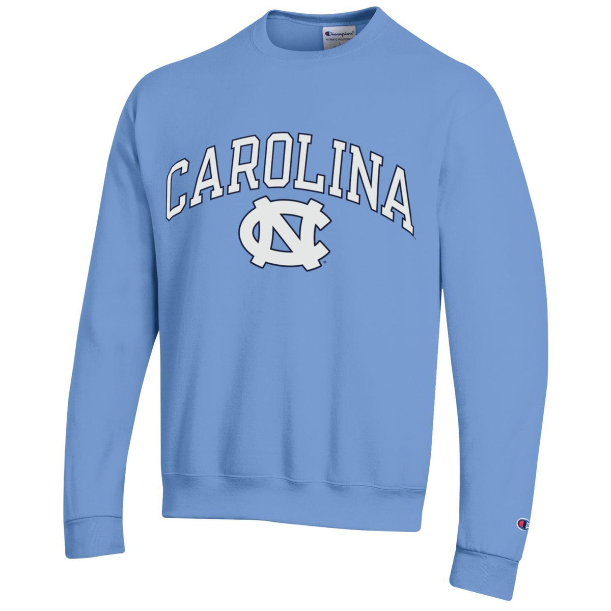Champion - Arched Carolina UNC Logo Crew Neck Sweatshirt