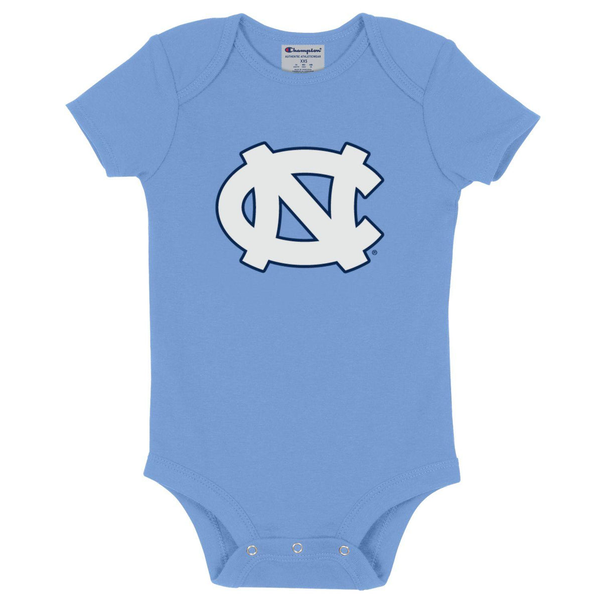 Champion - Carolina Blue Infant Onesie with Logo