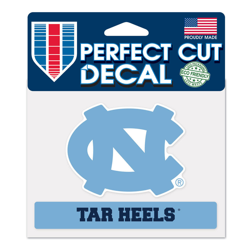 UNC Logo Perfect Cut 4x4 Decal