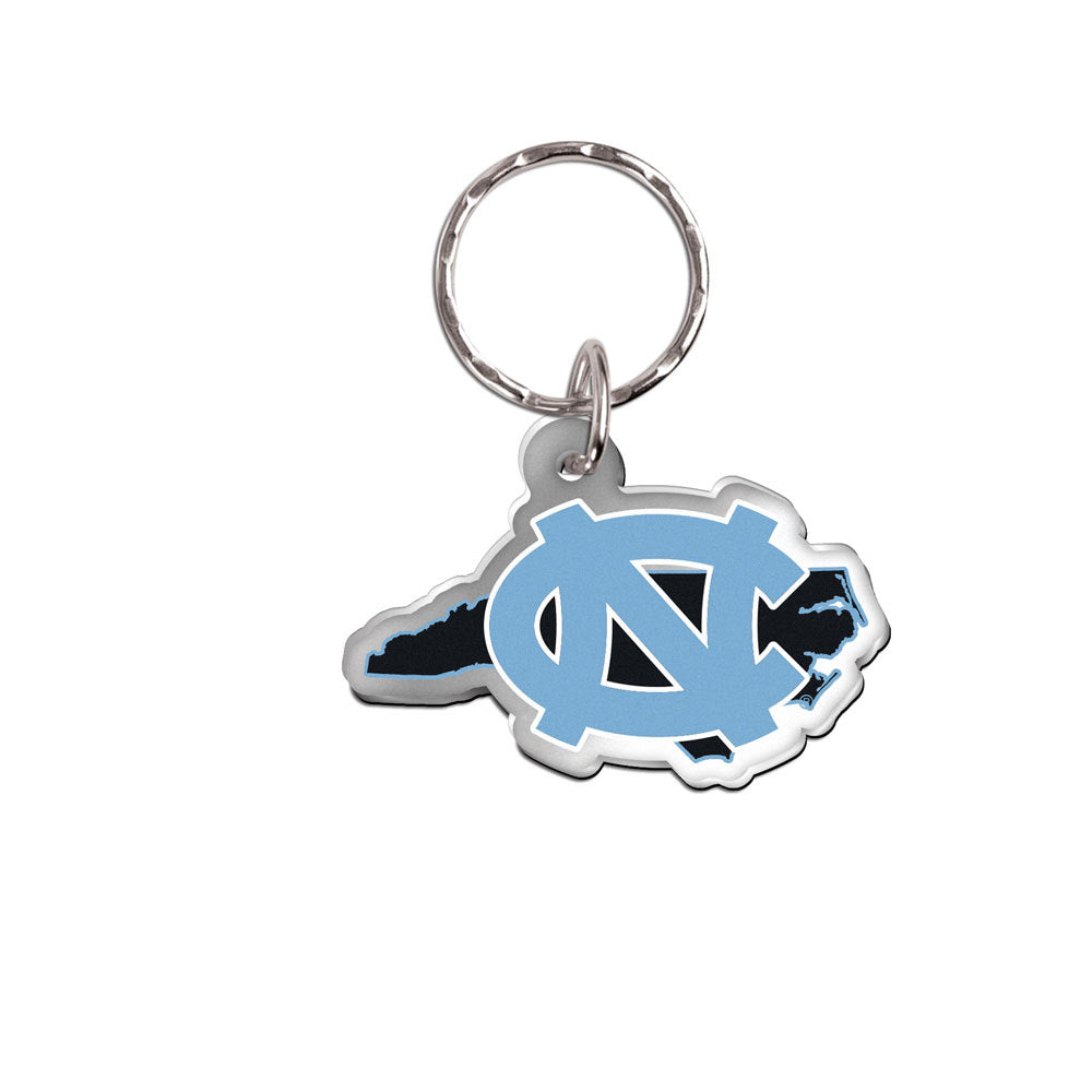 Tar Heel State Freeform Keychain