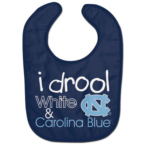 UNC "I Drool White and Carolina Blue" Baby Bib
