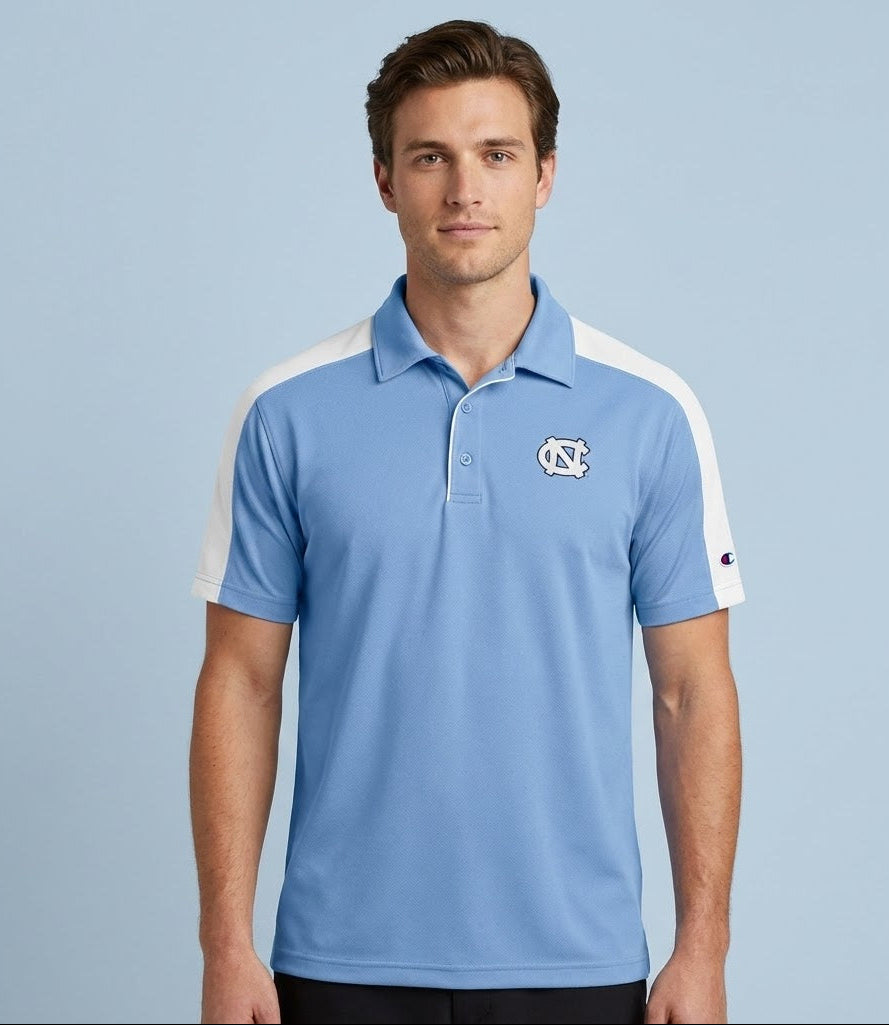 UNC Logo Colorblock Polo