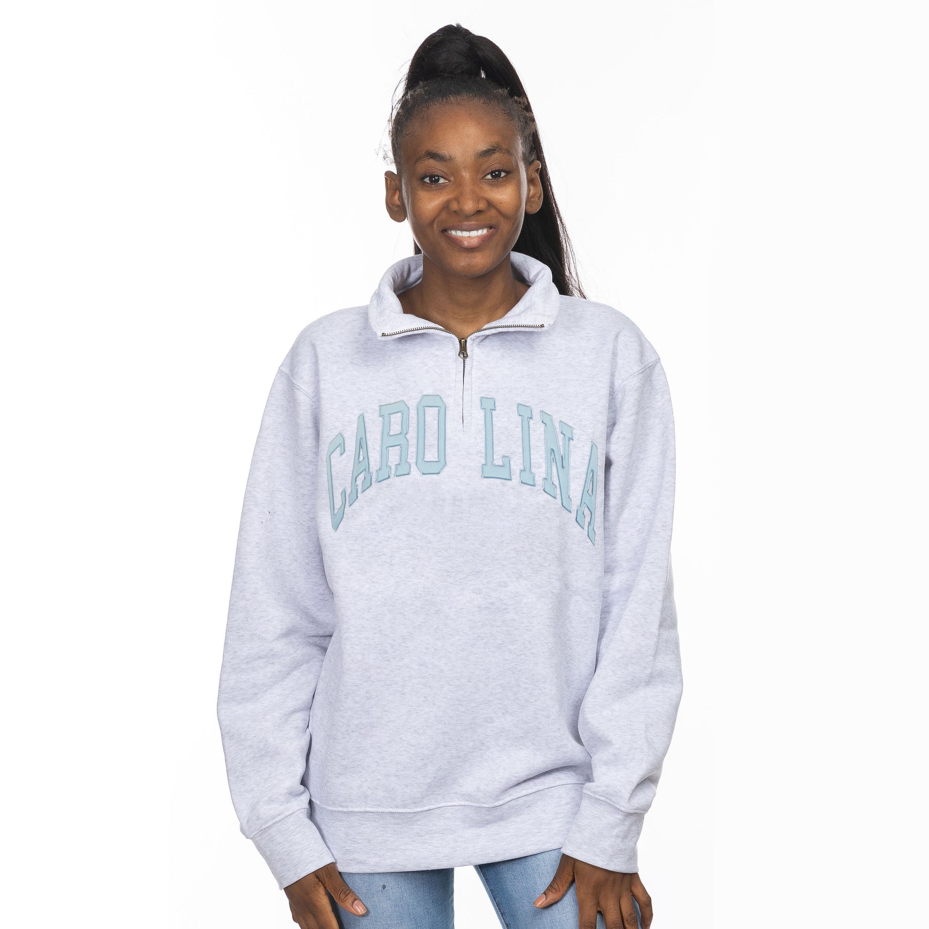 Carolina Relaxed Sweater, Navy/Green