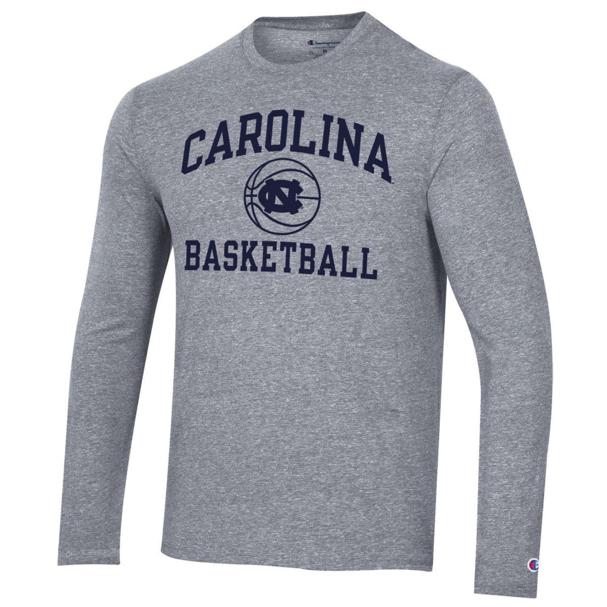 Champion - Carolina Basketball Tri-Blend Long Sleeve T-shirt