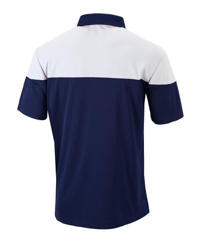 Columbia - Two-toned Carolina UNC Polo Shirt Navy/White
